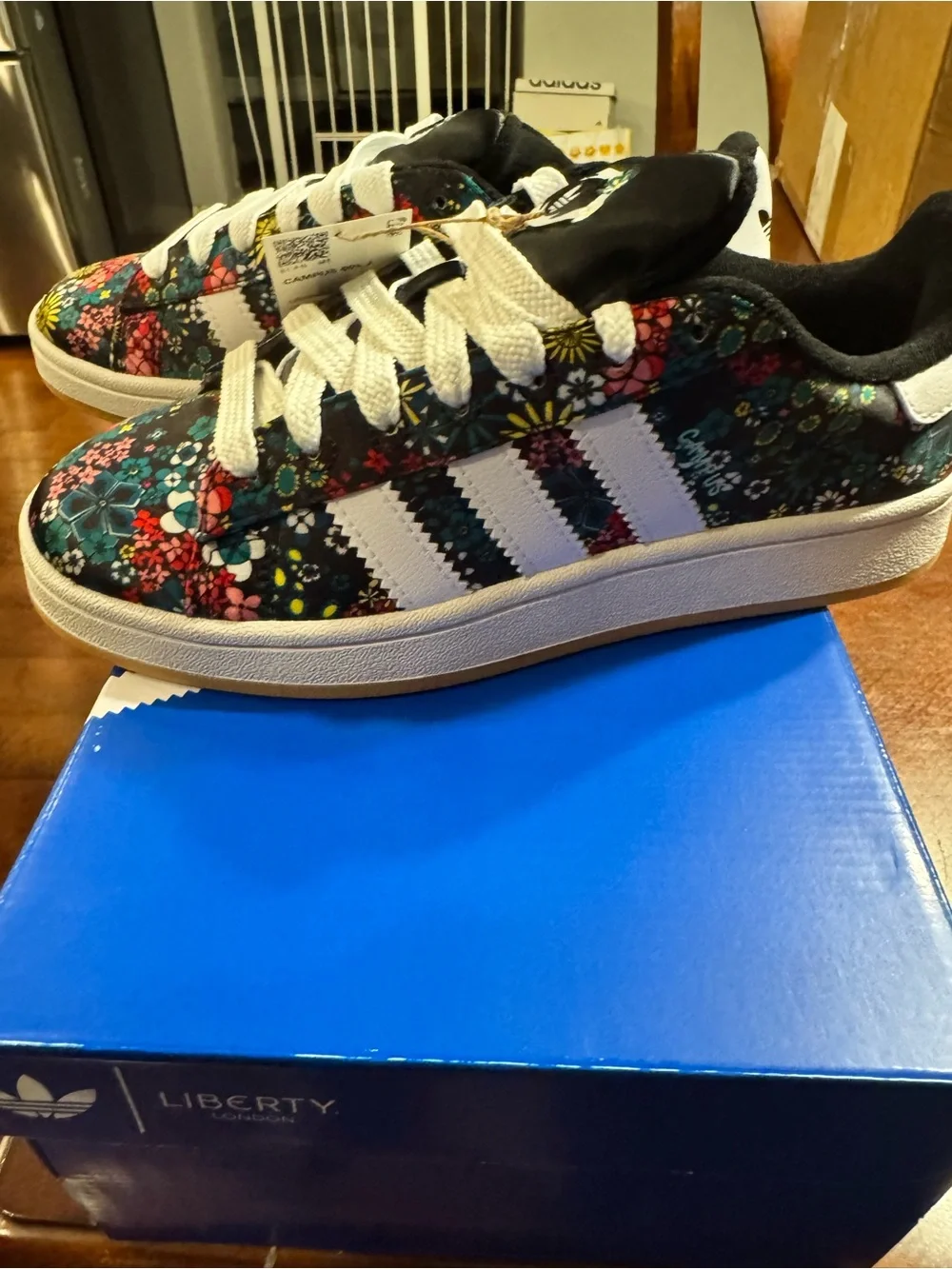 Adidas x Liberty London Campus 00s Floral Sneakers 6.5Y Women’s 8 NWT Box
